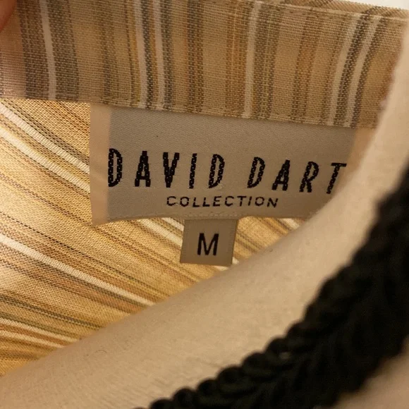 David Dart Collection NWT Desert Oasis Sleeveless Striped Top Blouse Size Medium - Picture 6 of 7